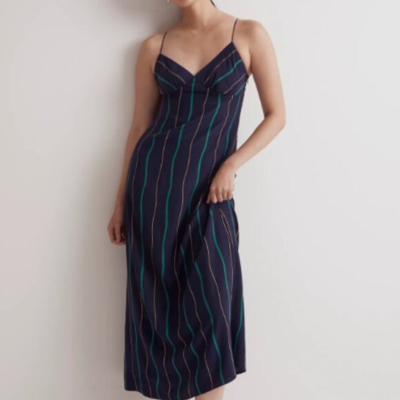 Layton Midi Dress in Stripe (Madewell) - Size 4 - Picture 3 of 3